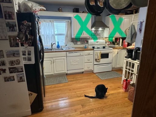 Kitchen before full remodel